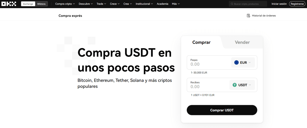 Paso 3 OKX - Comprar Samo