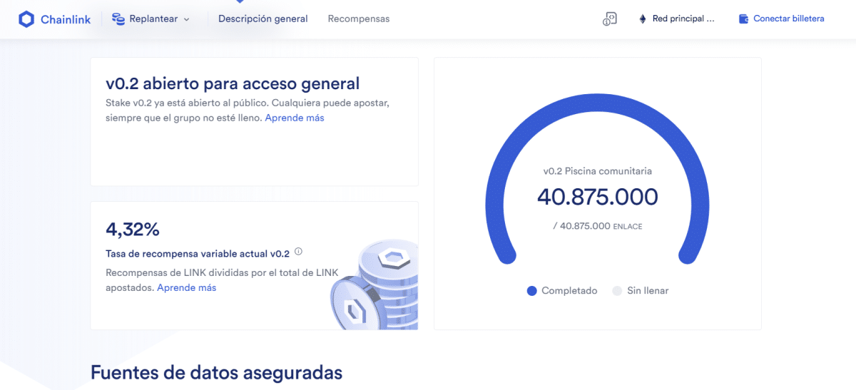 Staking Chainlink - Comprar Chainlink