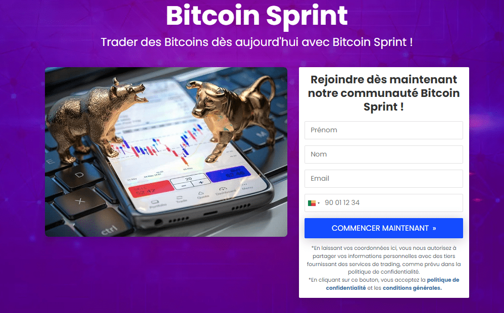 Comment créer un compte sur Bitcoin Sprint