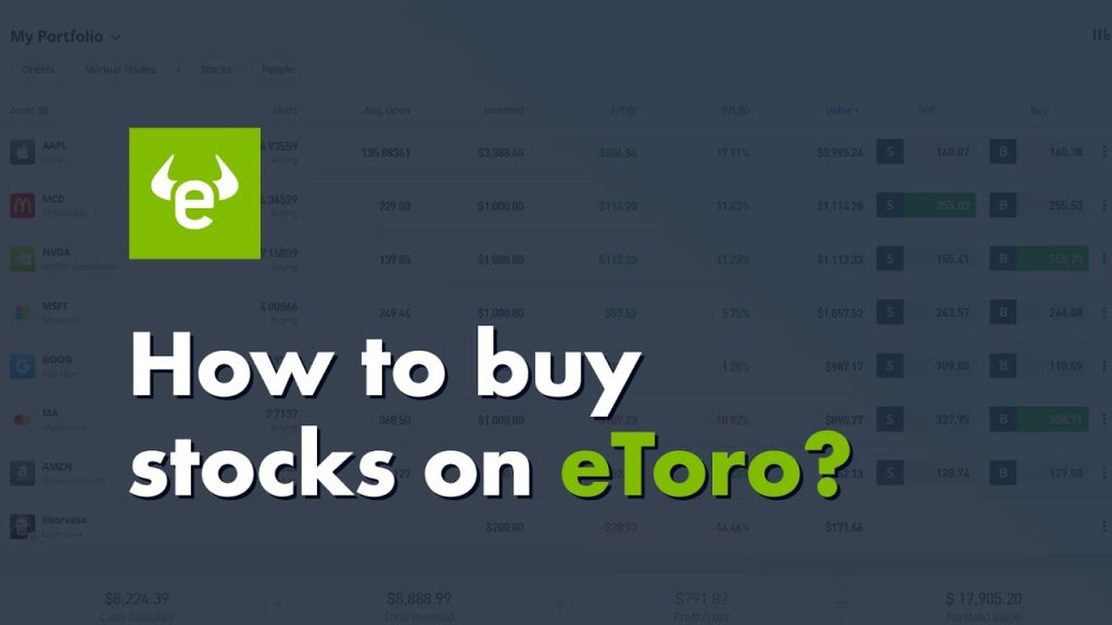 eToro – Ένας εξαιρετικός μεσίτης για την ανάγκη αγοράς μετοχών και άλλων περιουσιακών στοιχείων