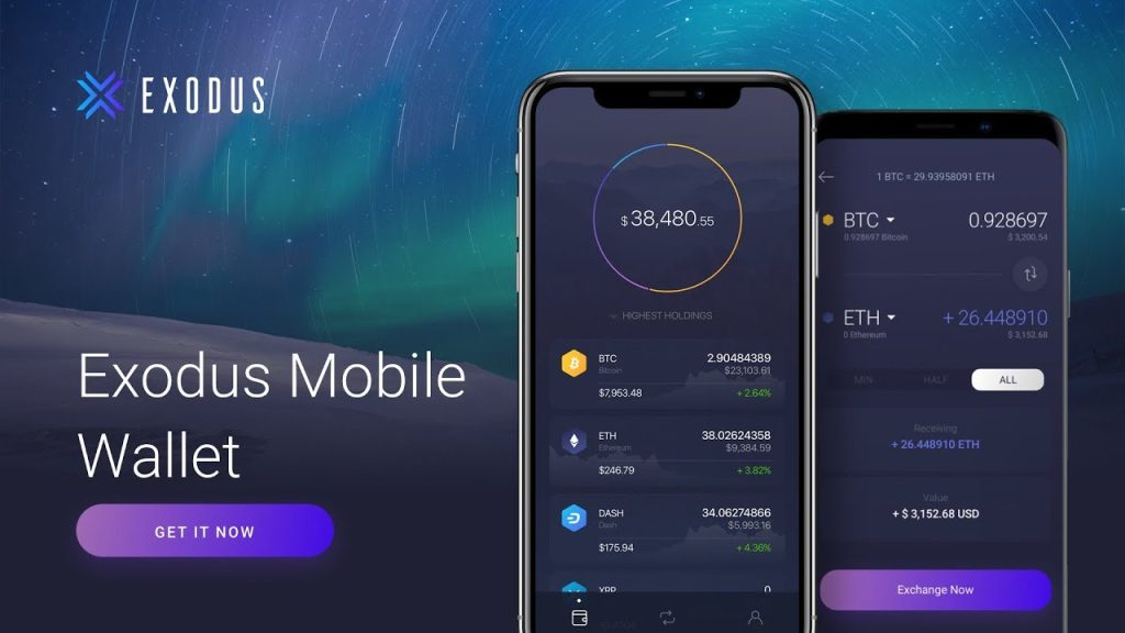 Exodus – Ποικιλία κρυπτονομισμάτων σε ένα Bitcoin Wallet κατάλληλο για επιτραπέζιους υπολογιστές