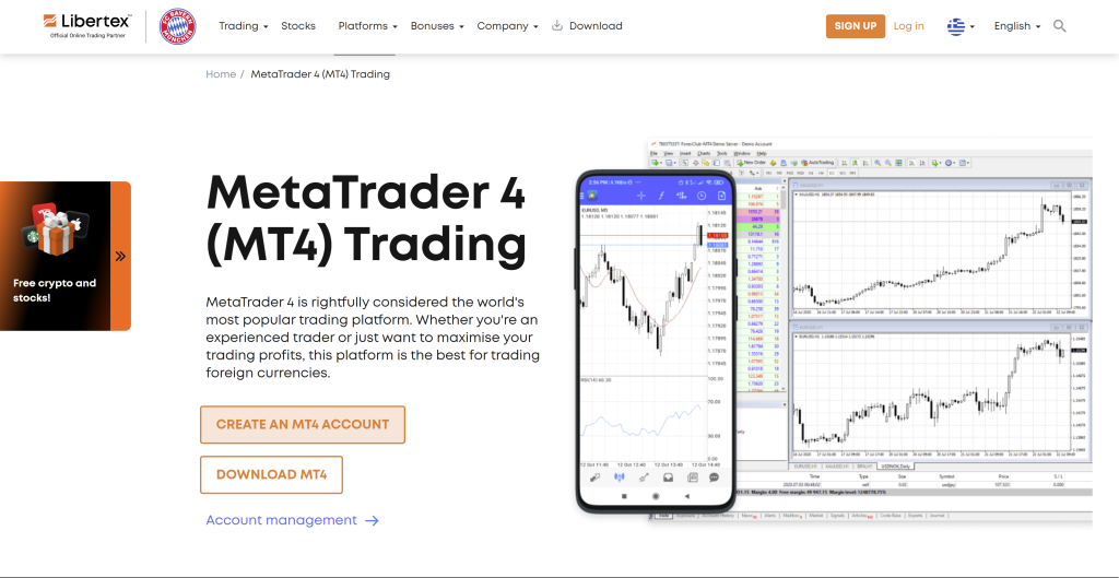 Libertex – Ένας από τους παλαιότερους MetaTrader4 Brokers στην αγορά