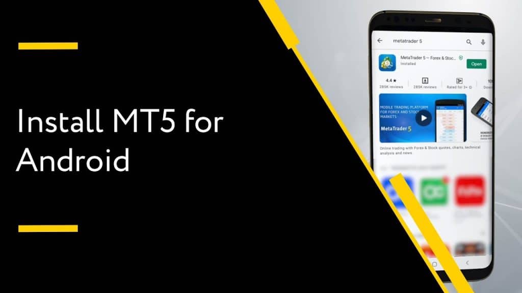 MetaTrader5 εφαρμογή