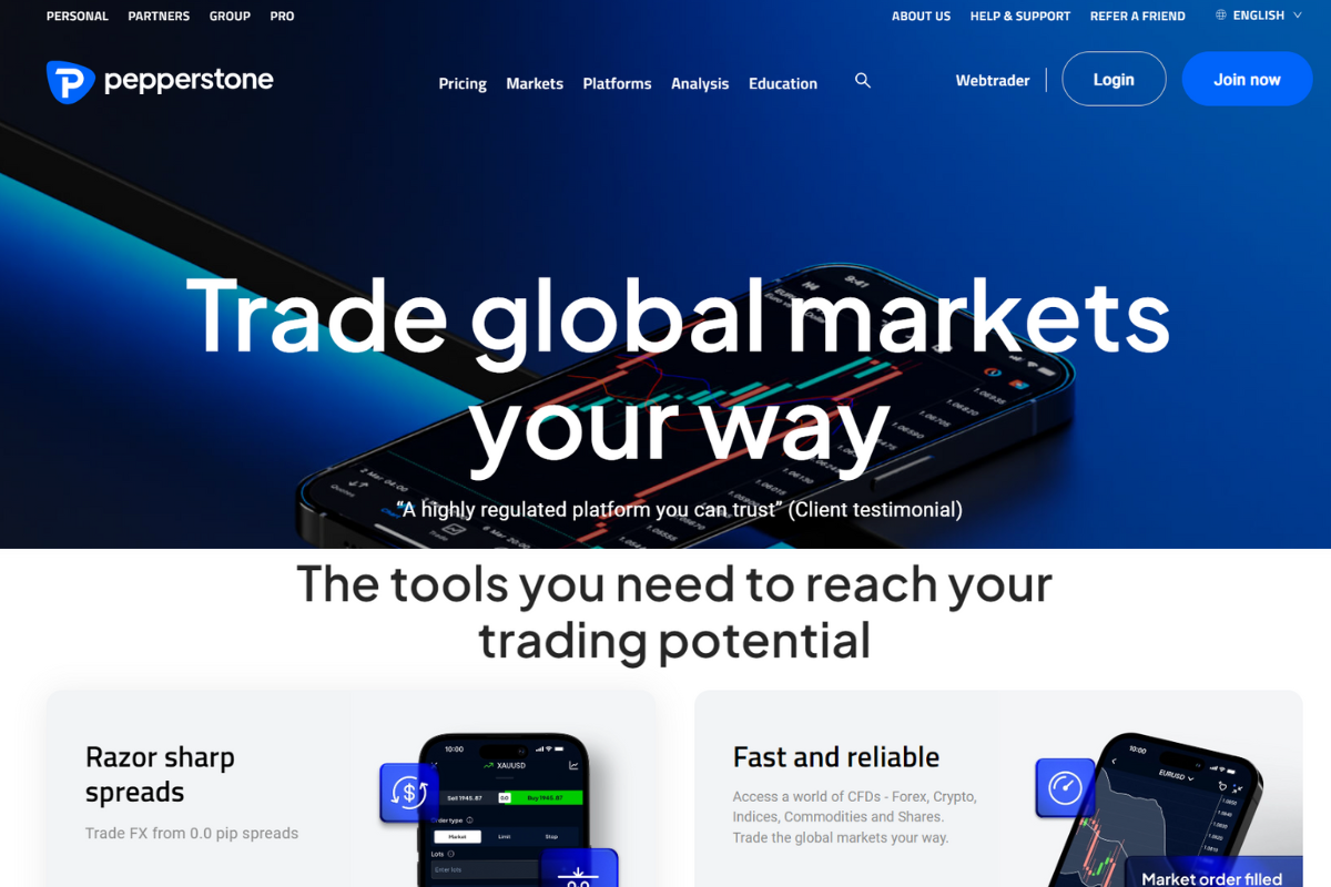 Pepperstone - Invest with Pepperstone, one of the world's largest stock brokers, from $0.