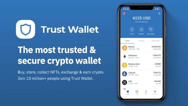 TrustWallet az egyik legjobb defi pénztárcák egyike