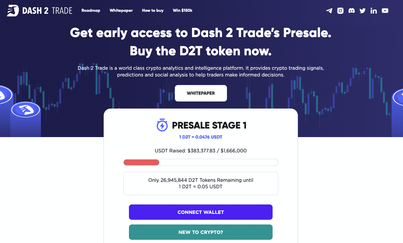 dash 2 trade főoldal előértékesítés első szakasz