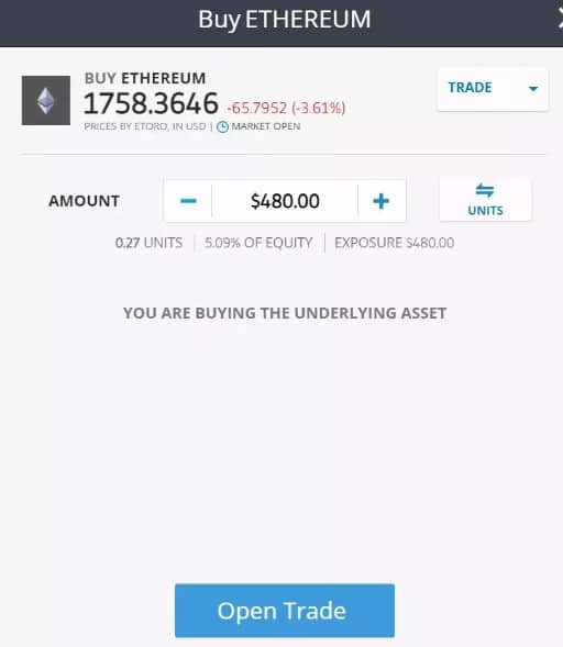 ethereum vasarlas etoron
