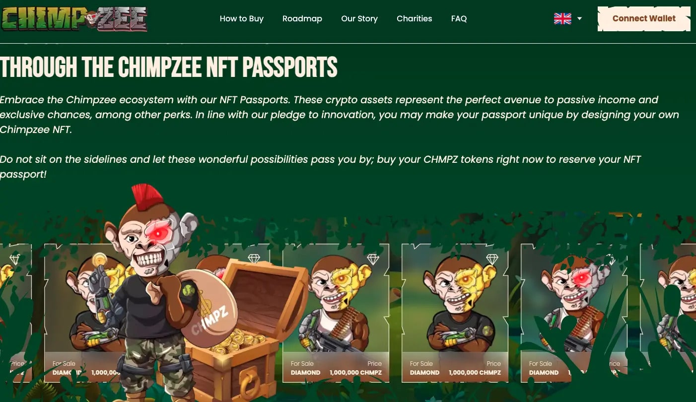 Chimpzee NFT passport