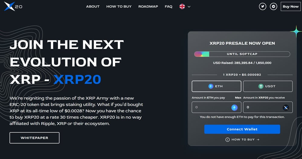 XRP20 előértékesítés