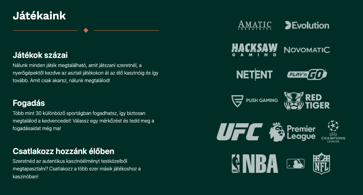 tg casino jatek szolgaltatok