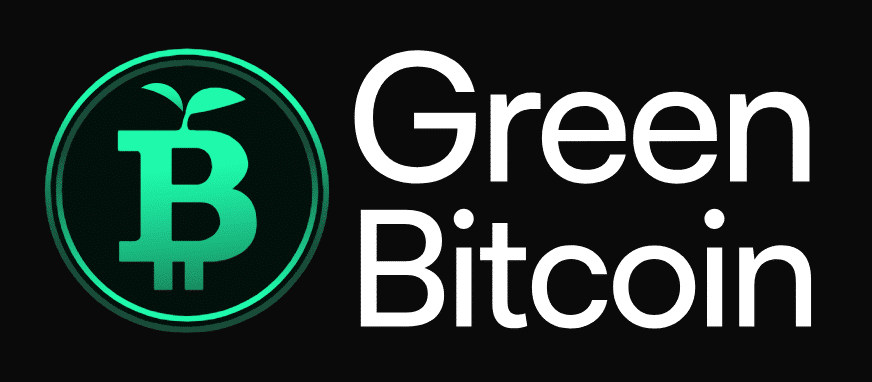 green bitcoin logo