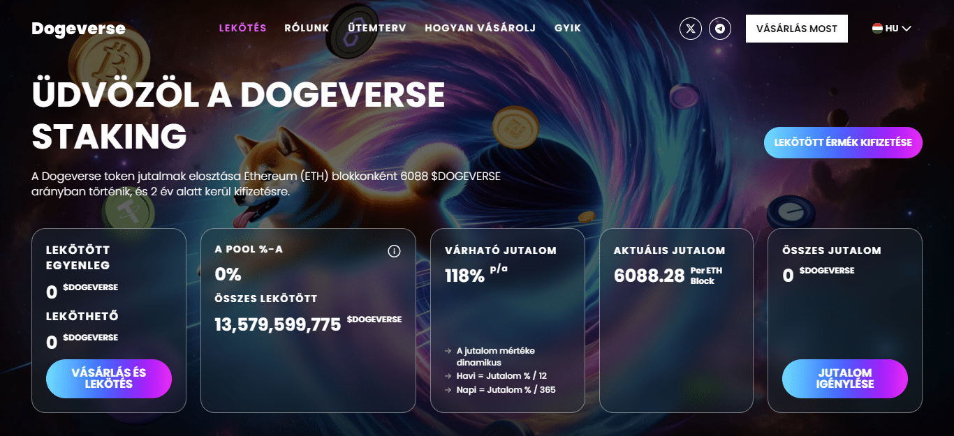 dogeverse staking