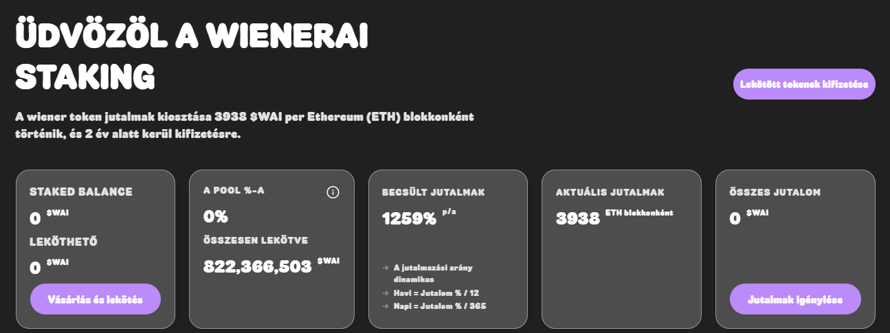 wienerdog.ai staking