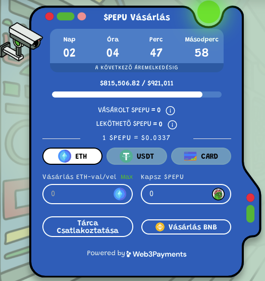 pepeunchained vasarlas