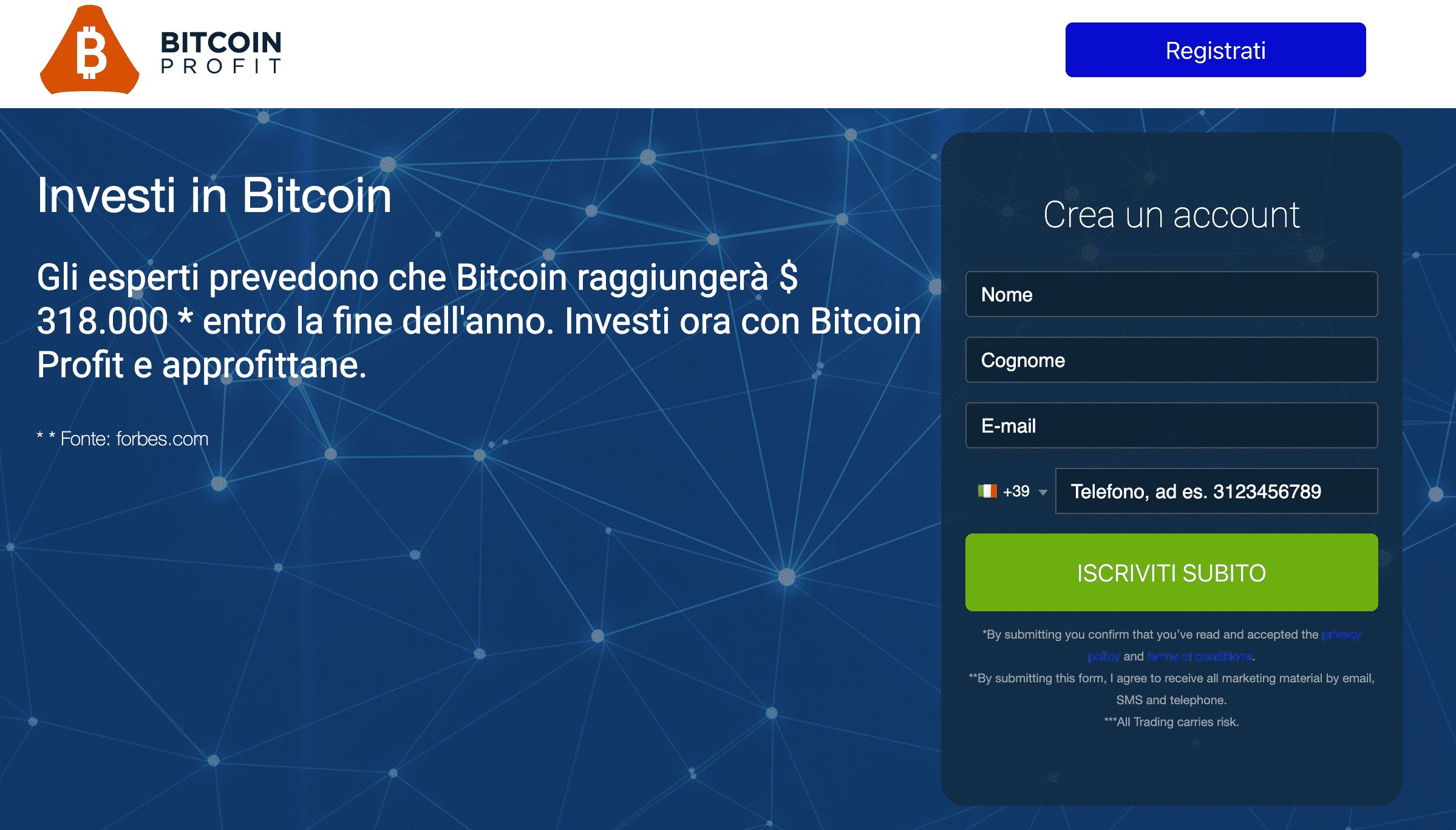 Recensione di Bitcoin Profit