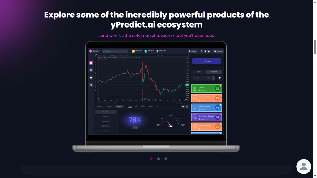 yPredict: ecosistema AI di segnali di trading
