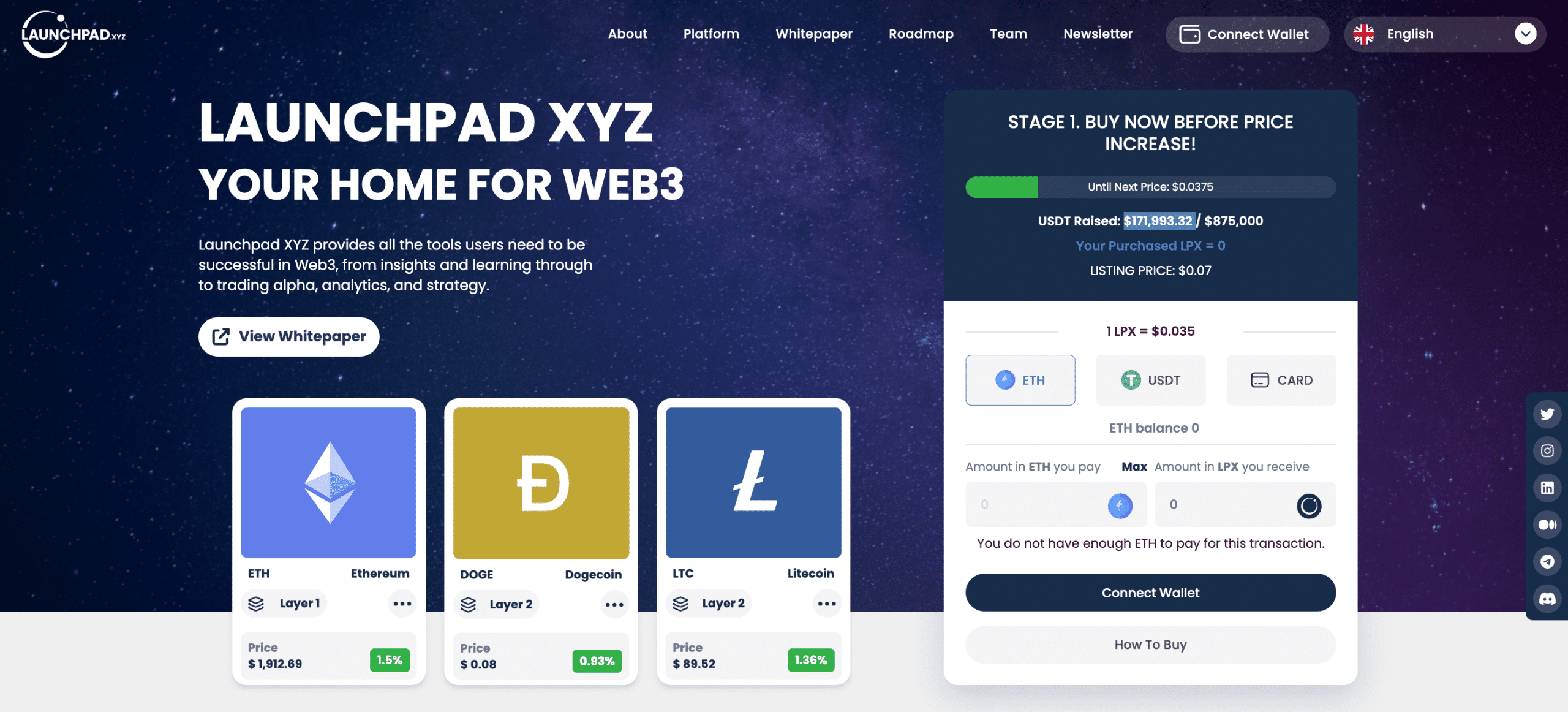 Website Launchpad XYZ