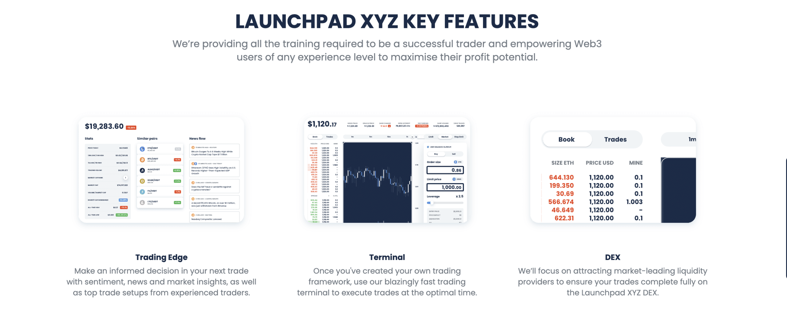 Launchpad XYZ caratteristiche e vantaggi