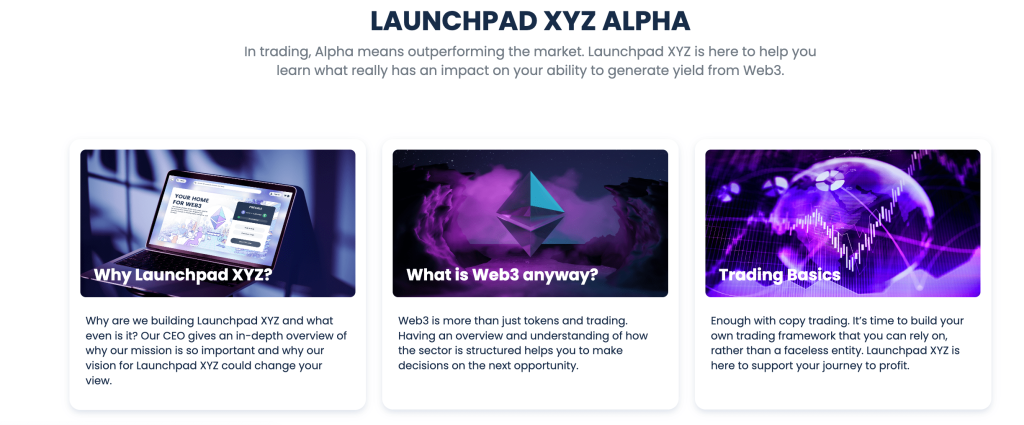 Come comprare Launchpad XYZ