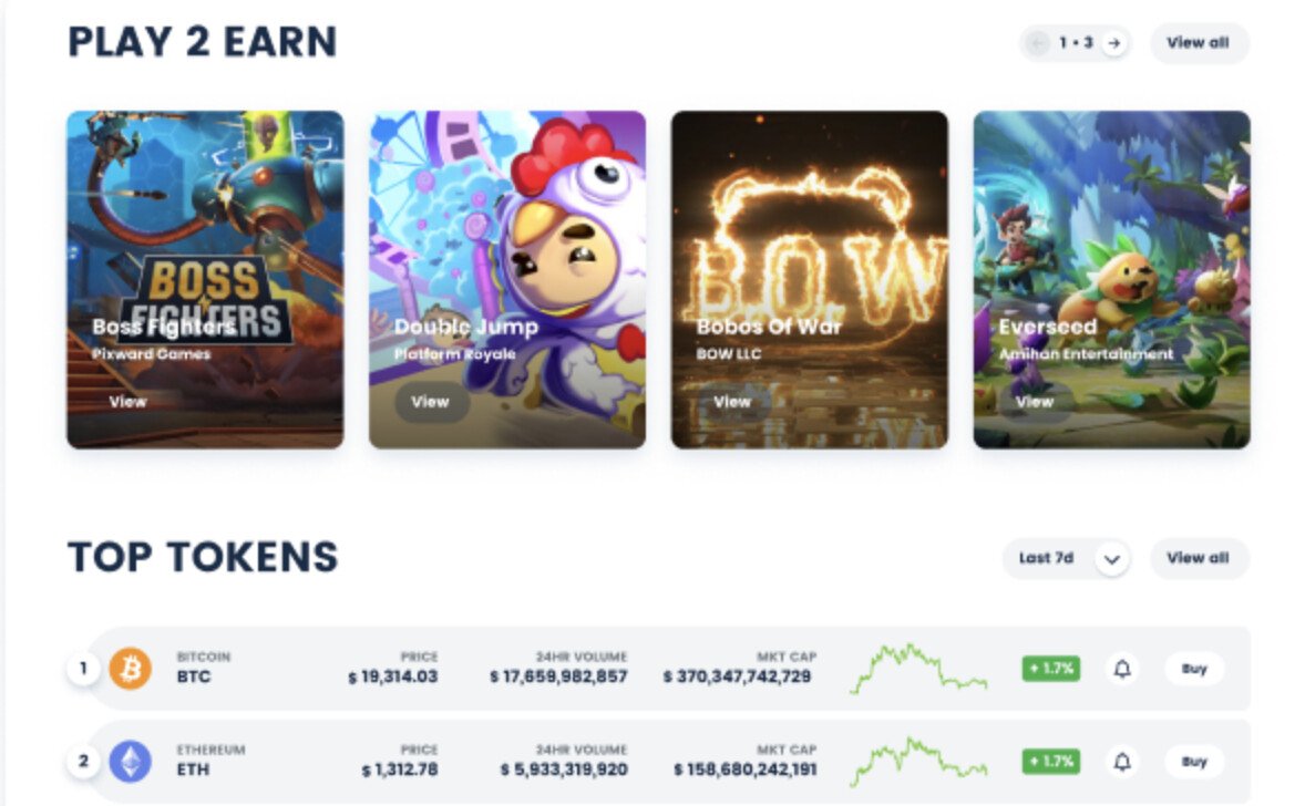 Hub Play-to-Earn Launchpad XYZ