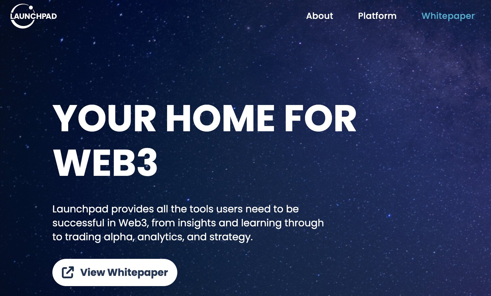 Launchpad, la piattaforma - portale per il mondo web 3.0