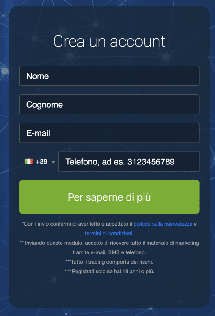 Immediate Eurax AI recensioni - Iscrizione