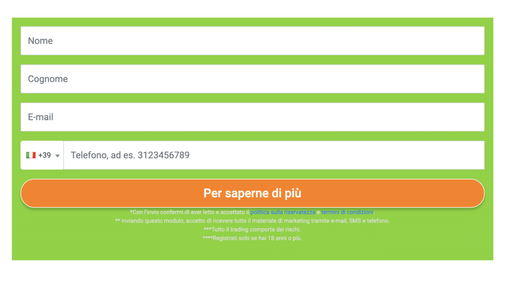 iscrizione a Immediate Bitcoin