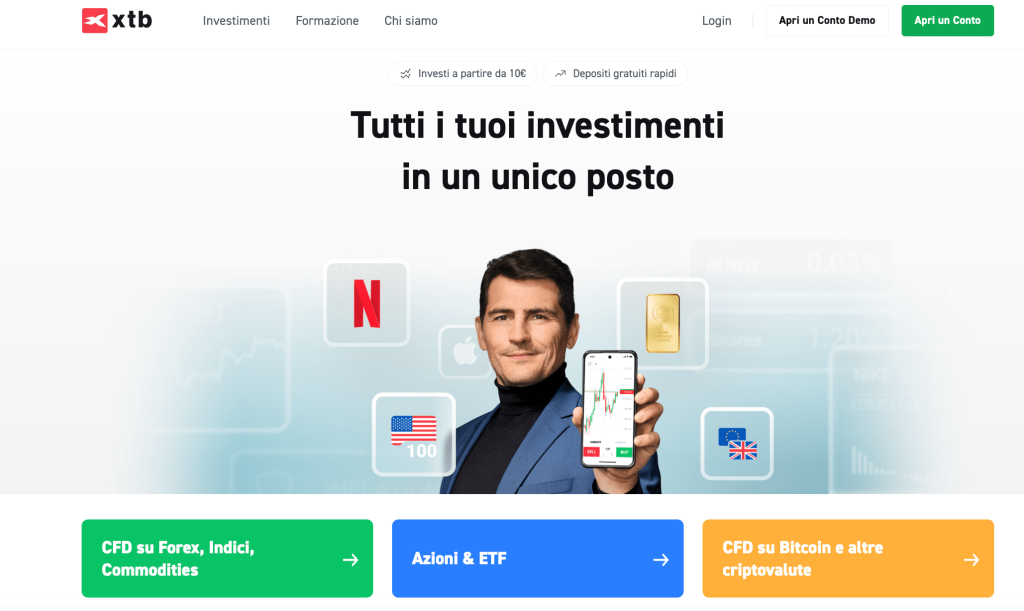 Homepage XTB - le migliori piattaforme di trading