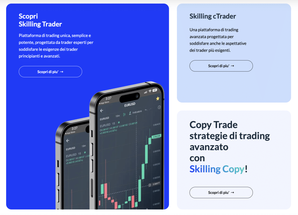 Skilling - una delle migliori piattaforme per il trading di CFD