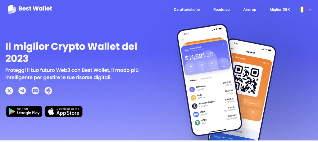 Best Wallet recensioni: homepage