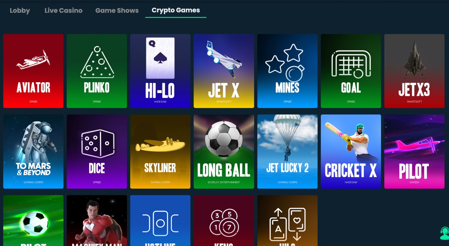 Mega Dice giochi di blockchain