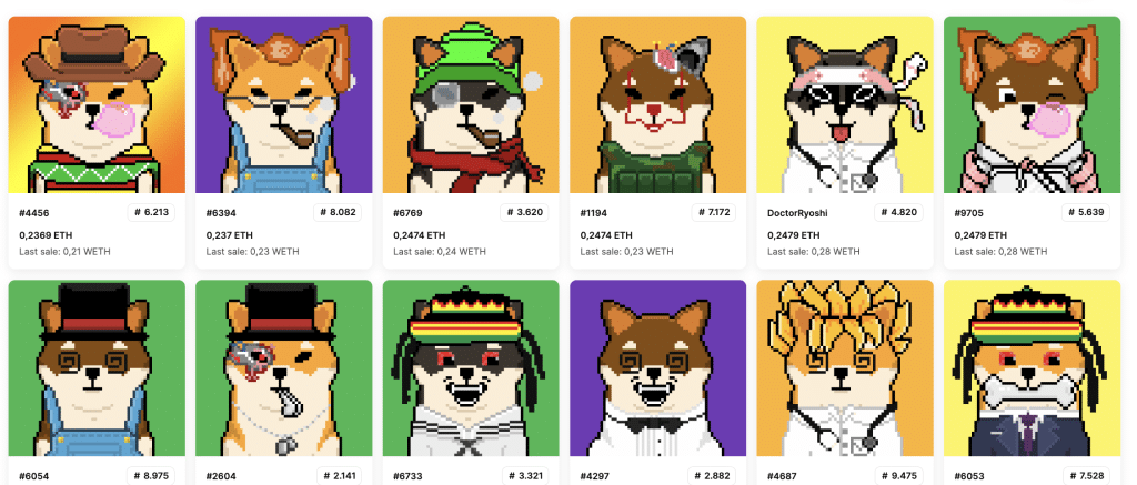 Shiba Inu (SHIB) - NFT marketplace
