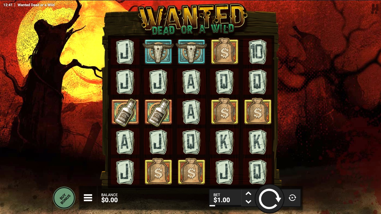 Slot Wanted Dead or Wild