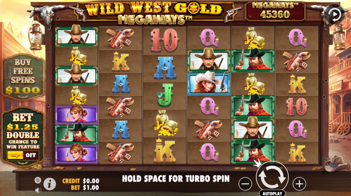 Slot Wild West Gold Megaways