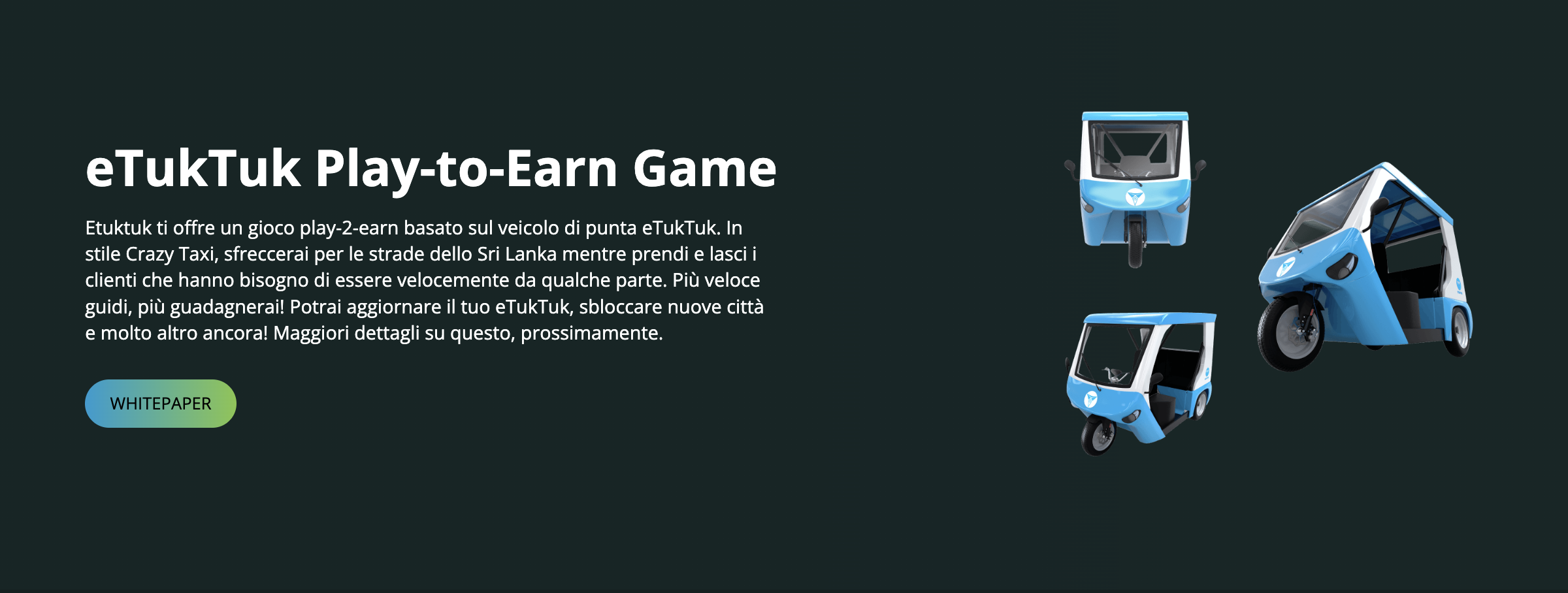 eTukTuk - gioco P2E