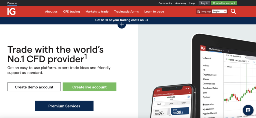 7. IG - a convenient platform for trading using various devices