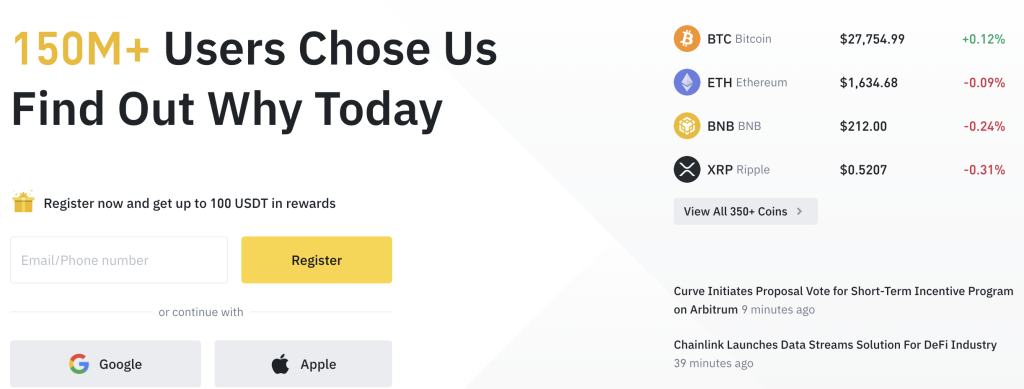 Binance - geriausia kriptovaliuta blokų grandinės gerbėjams