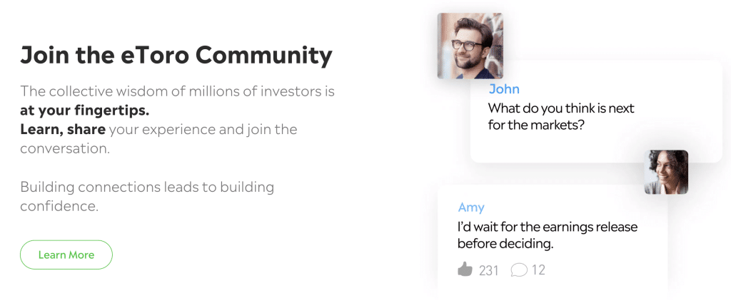 eToro - buying stocks on the best market platform