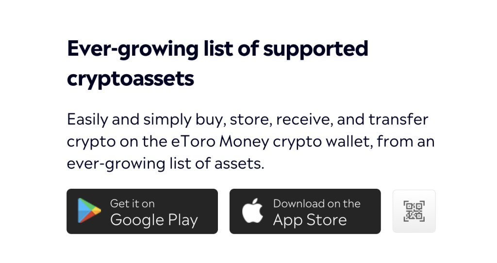 eToro Cryptocurrencies