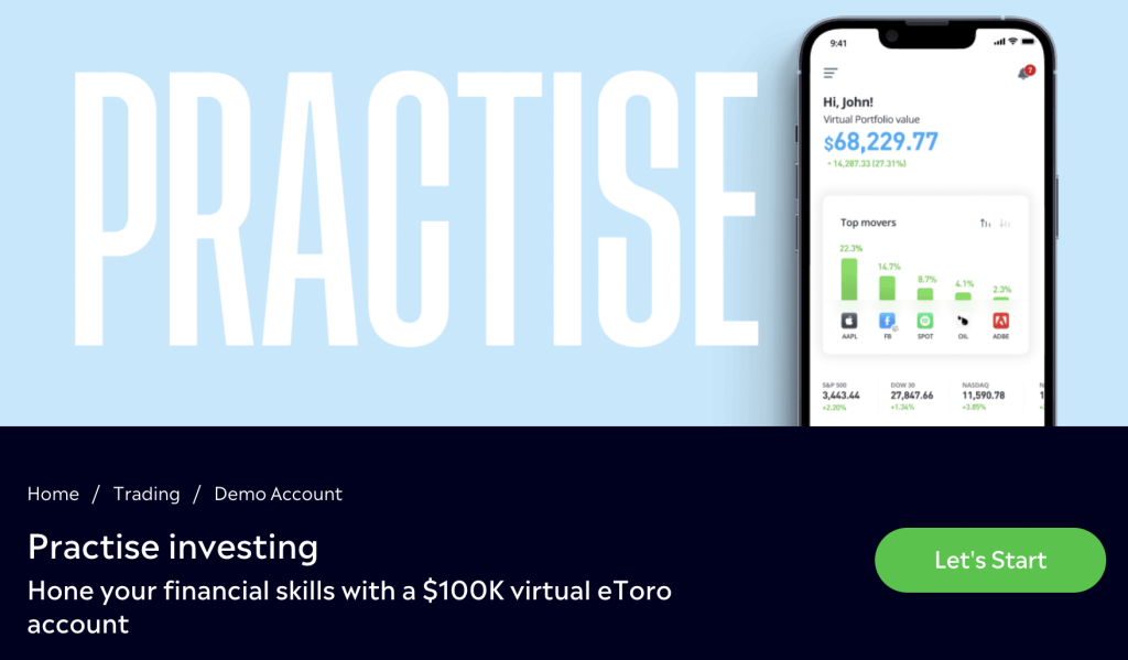 eToro Demo Account