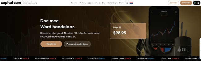 Capital.com website