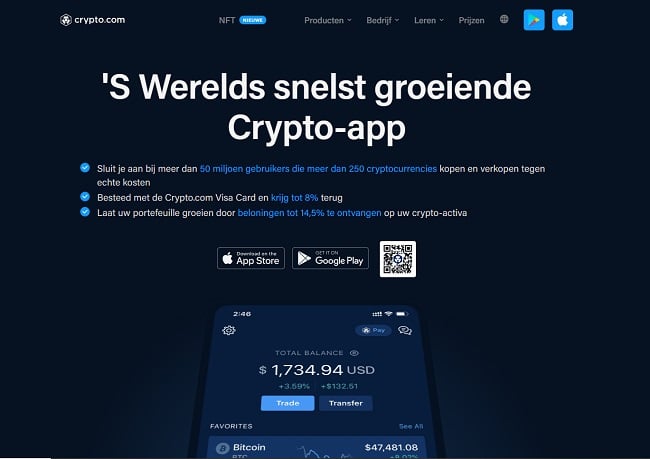 Crypto.com-website
