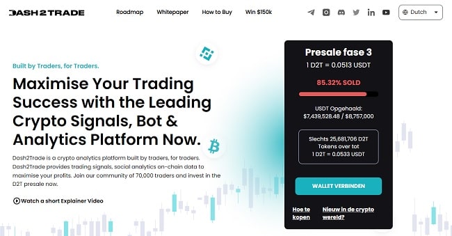 Dash 2 Trade website