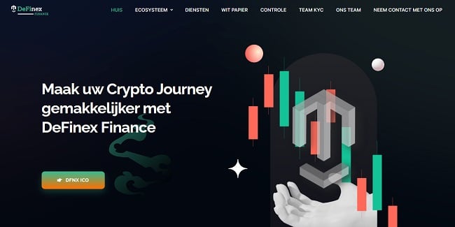 DeFinex Finance website