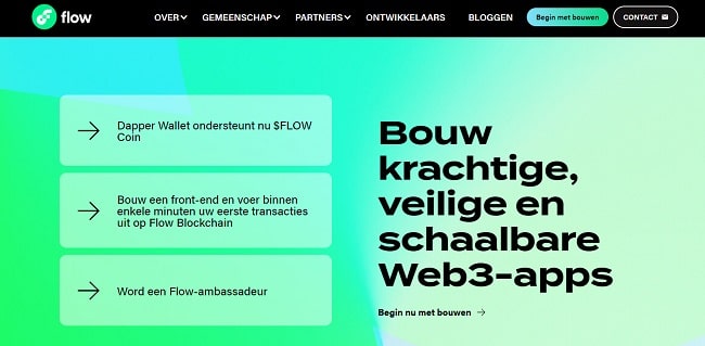Flow website