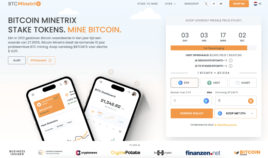 Bitcoin minetrix website