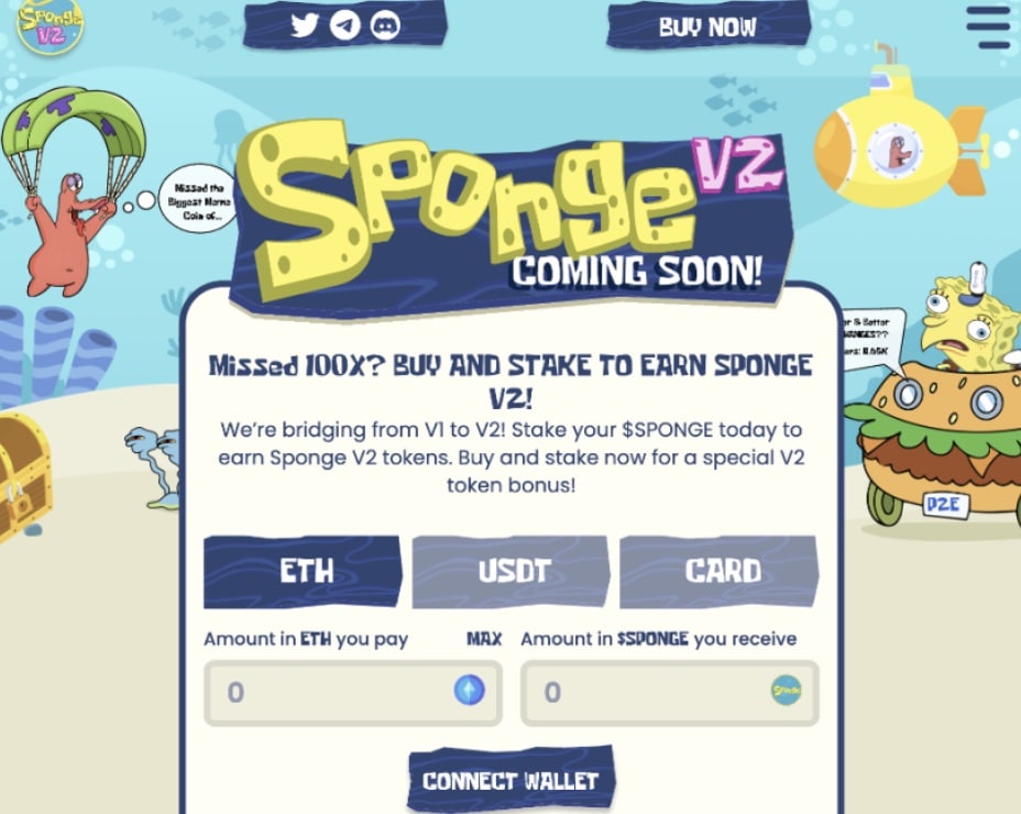 Sponge V2 kopen: een gedetailleerde stapsgewijze handleiding