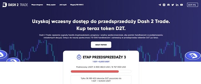 Dash 2 Trade strona główna