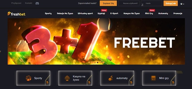 Freshbet-strona-glowna - krypto casino