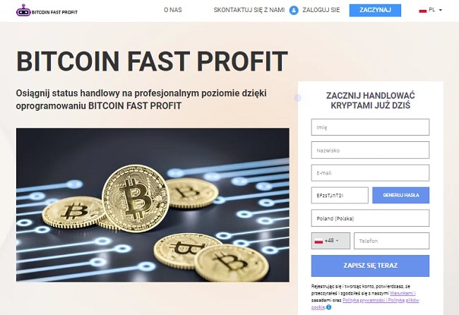 Bitcoin Fast Profit strona główna